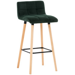 Tabouret de bar en velours...