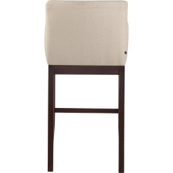Tabouret de bar Laredo tissu crème antique