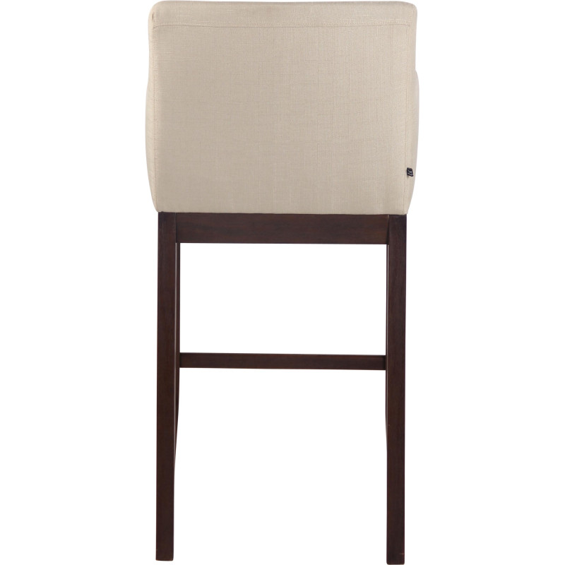 Tabouret de bar Laredo tissu crème antique