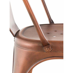 Ensemble de 4 chaises Benedikt cuivre