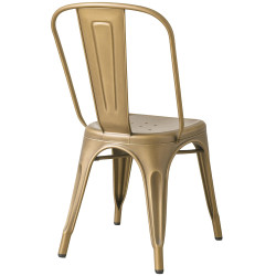 Lot de 4 chaises Benedikt dorées