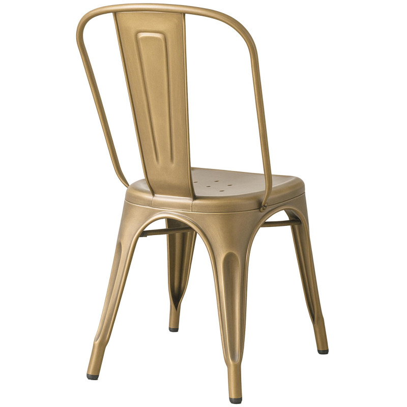 Lot de 4 chaises Benedikt dorées
