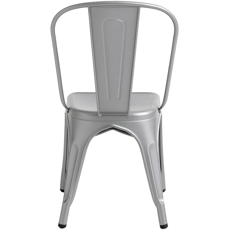 Ensemble de 4 chaises Benedikt argentées