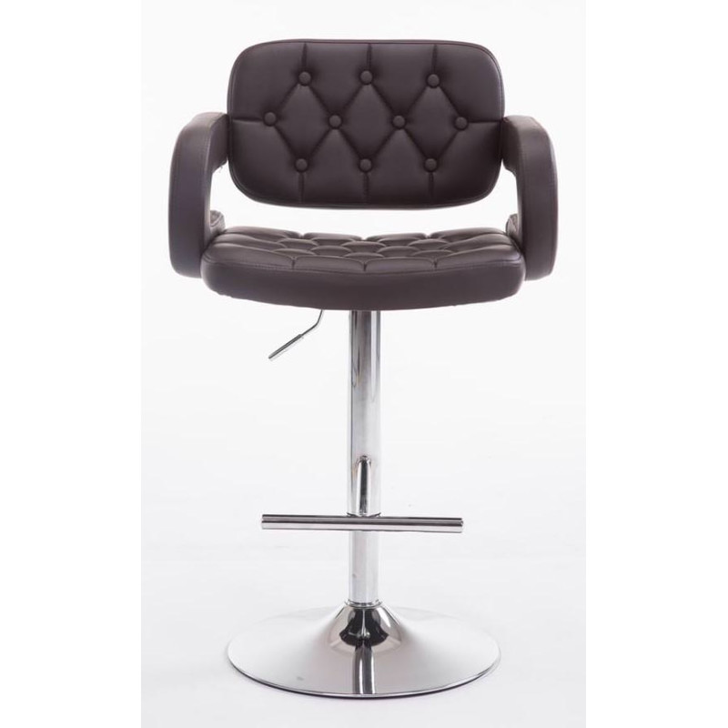 Lot de 2 tabourets de bar Dublin C marron