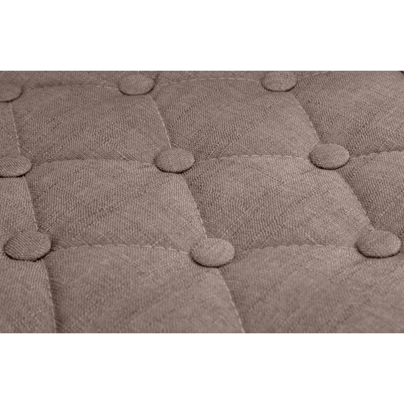 Lot de 2 tabourets de bar Dublin tissu C taupe