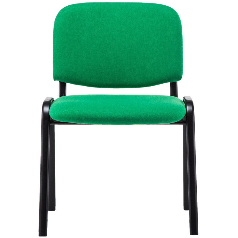 Chaise visiteur Ken V2 en tissu vert