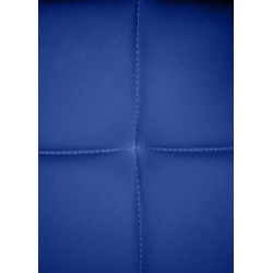 Sedia da visita Canada B in ecopelle blu