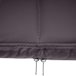 Chaise visiteur Canada B en cuir synthétique marron