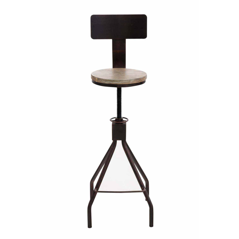 Lot de 2 tabourets de bar Elko bronze