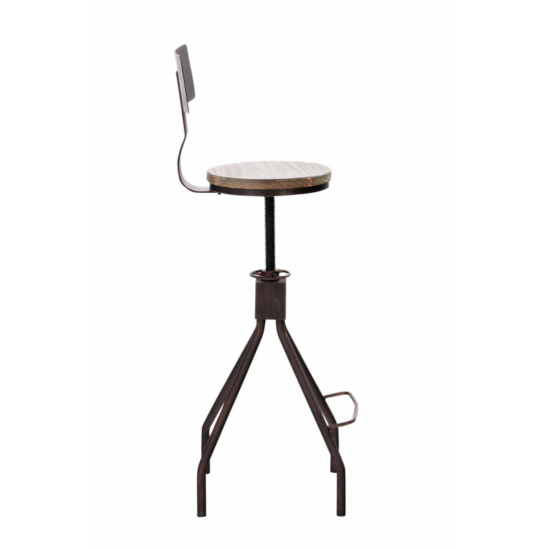 Lot de 2 tabourets de bar Elko bronze