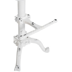 Lot de 2 tabourets de bar Butch, blanc antique