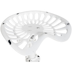 Lot de 2 tabourets de bar Butch, blanc antique