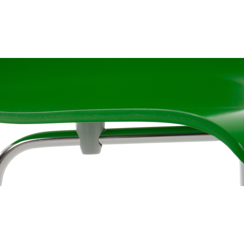 Lot de 4 chaises visiteurs Pepe vert