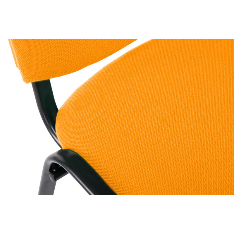 Chaise visiteur Ken V2 tissu orange