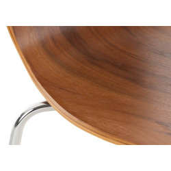 Chaise visiteur Aaron en noyer