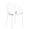 Chaise empilable CRYSTAL