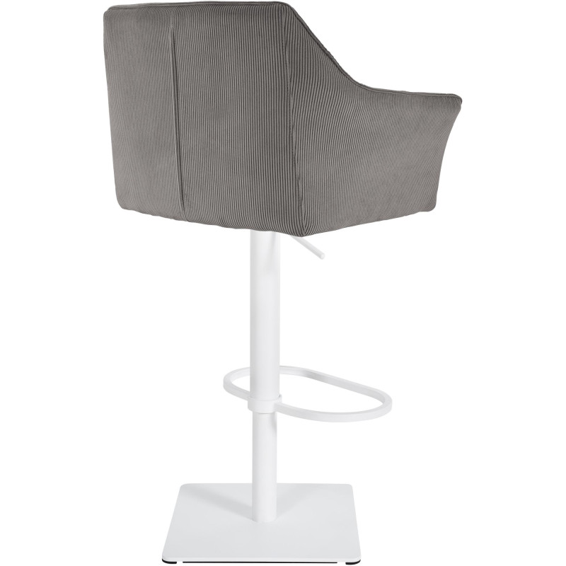 Tabouret de bar Damaso W Cord taupe