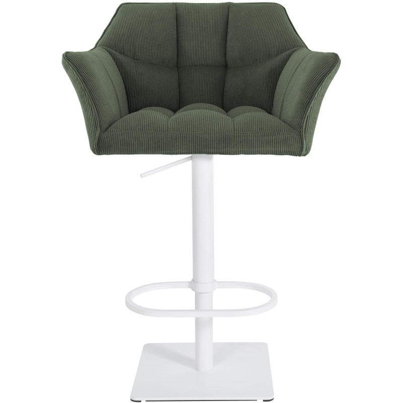 Sgabello da bar Damaso W Cord Green