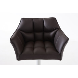 Tabouret de bar Damaso W marron