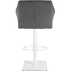 Tabouret de bar Damaso W Cord gris