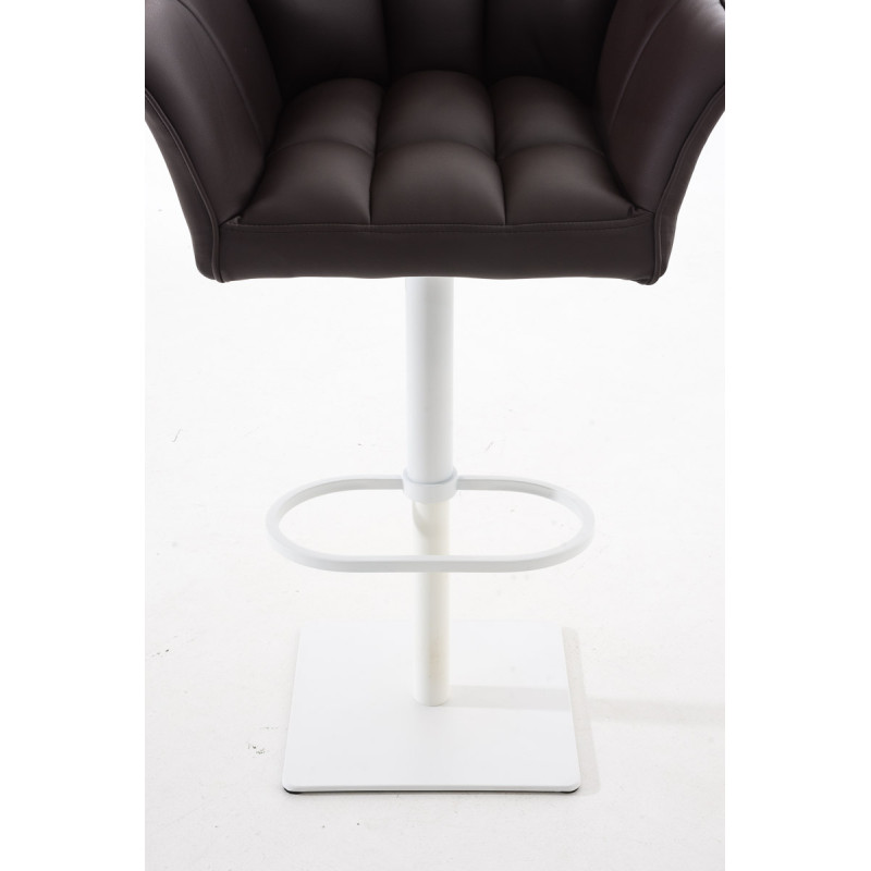 Tabouret de bar Damaso W marron