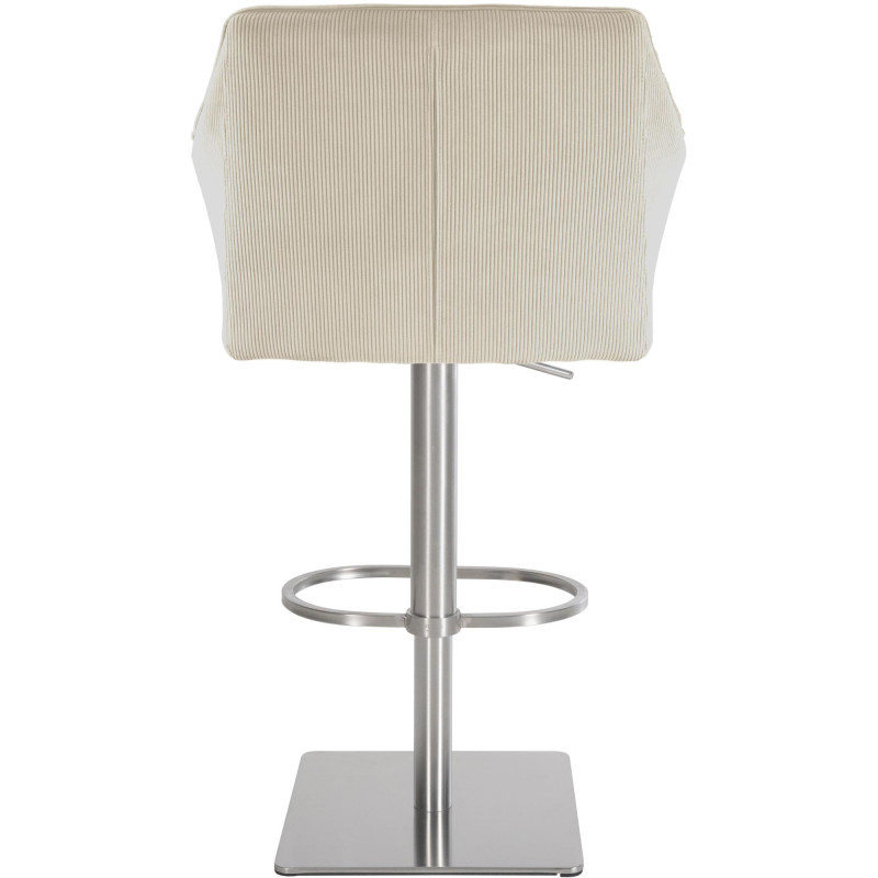 Tabouret de bar Damaso E Cord crème