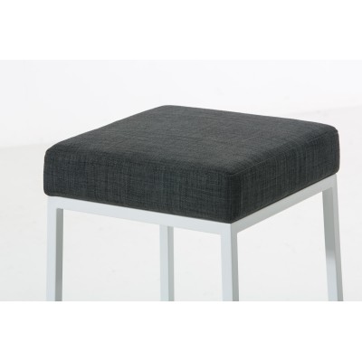 Tabouret de bar Montréal L80 tissu