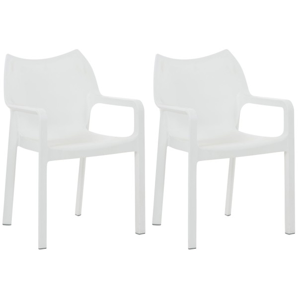 SET de 2 chaises empilables DIVA