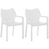 SET de 2 chaises empilables DIVA