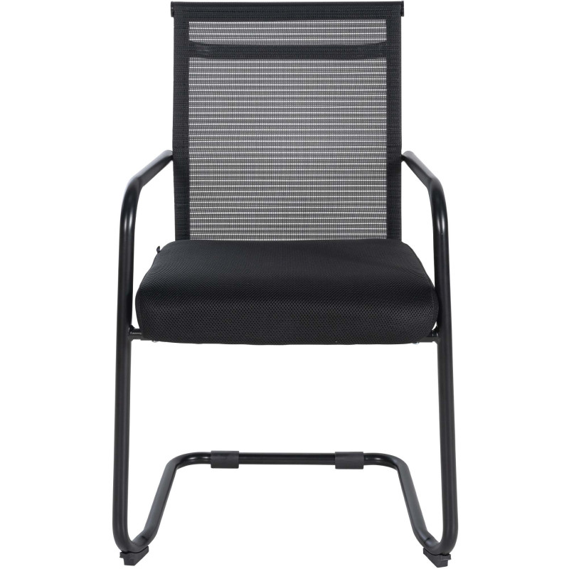 Chaise visiteur Denny noire