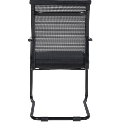 Sedia visitatore Denny nera