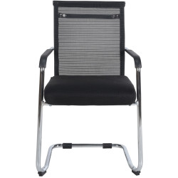 Chaise visiteur Denny chromée