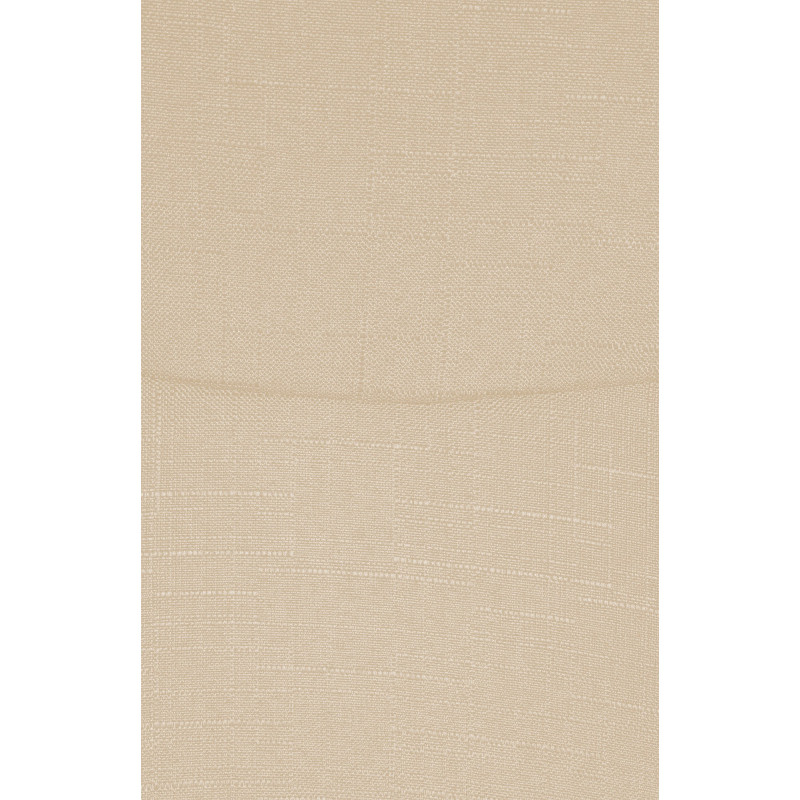 Lot de 2 chaises visiteurs Hobart tissu crème