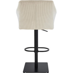 Tabouret de bar Damaso B Cord crème