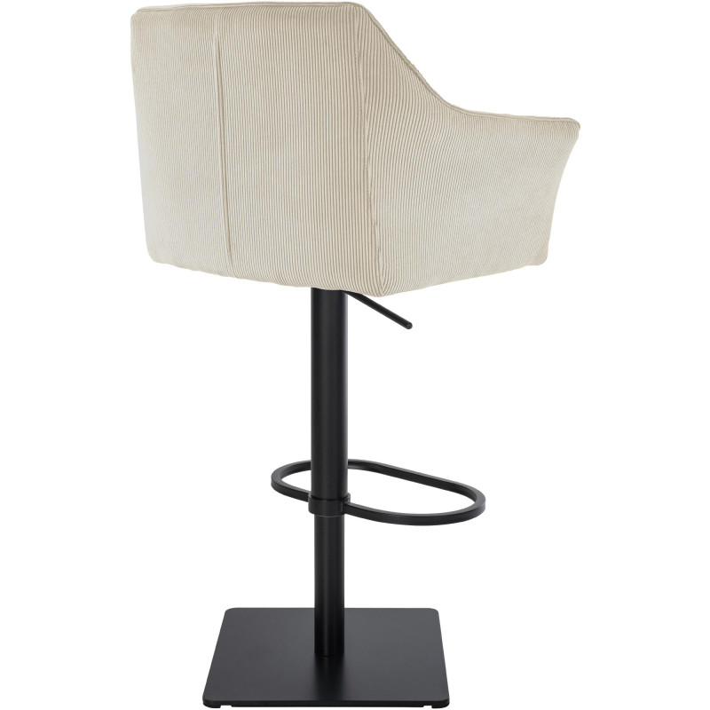 Sgabello da bar Damaso B Cord Cream