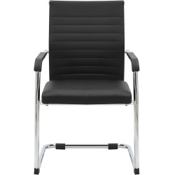 Chaise visiteur Hakon noire