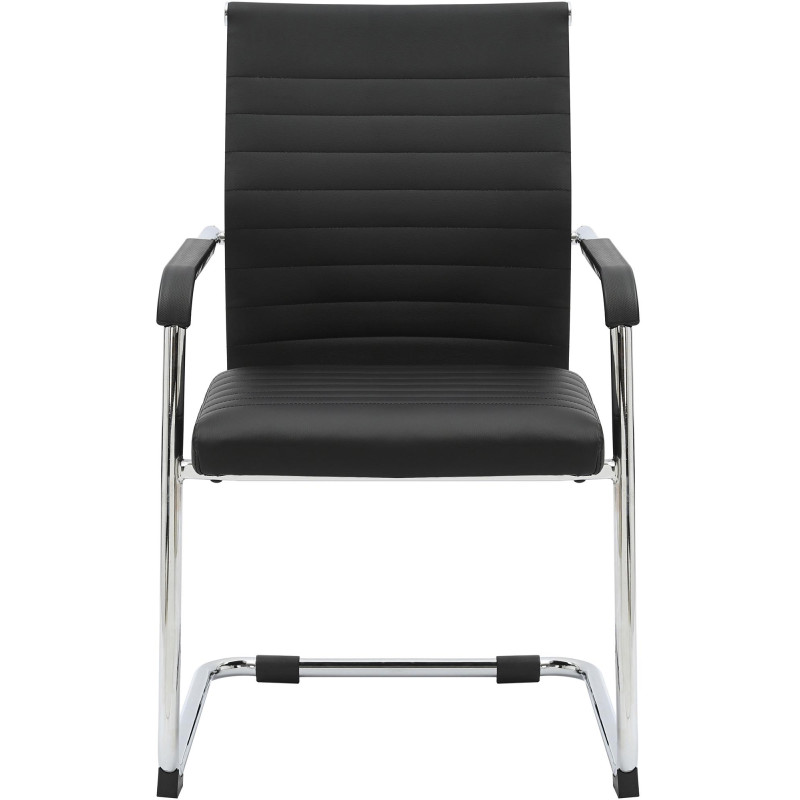 Chaise visiteur Hakon noire