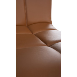 Chaise longue Palma V2 marron clair