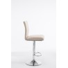 Tabouret de bar Cologne tissu