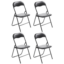 Lot de 4 chaises pliantes...