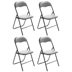 Lot de 4 chaises pliantes...