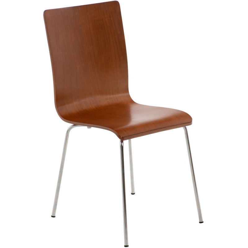 Chaise visiteur Pepe marron