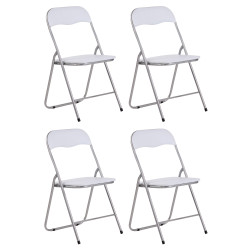 Lot de 4 chaises pliantes...