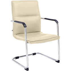 Sedia visitatore Seattle crema