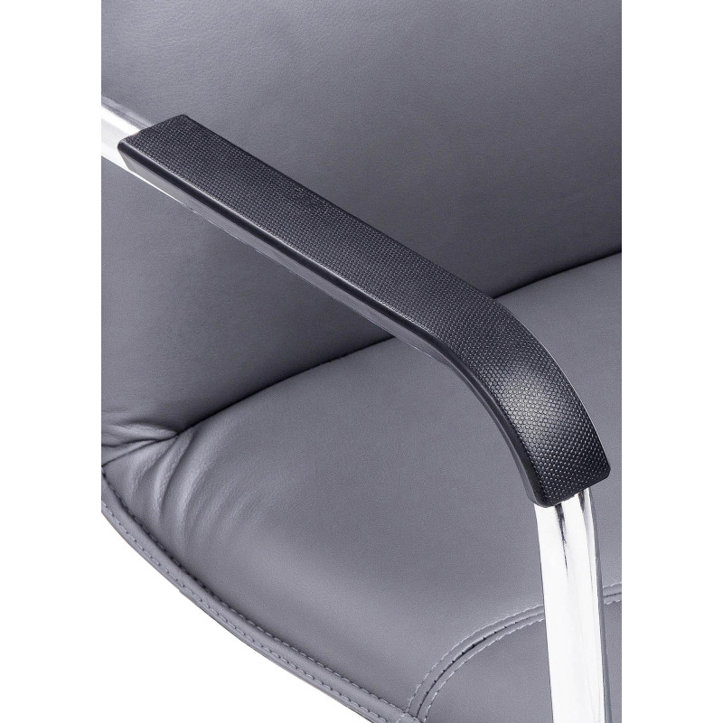 Chaise visiteur Seattle grise