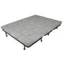 Joe Banquette 3 places BZ - Tissu gris clair - L 143 x P 97 cm