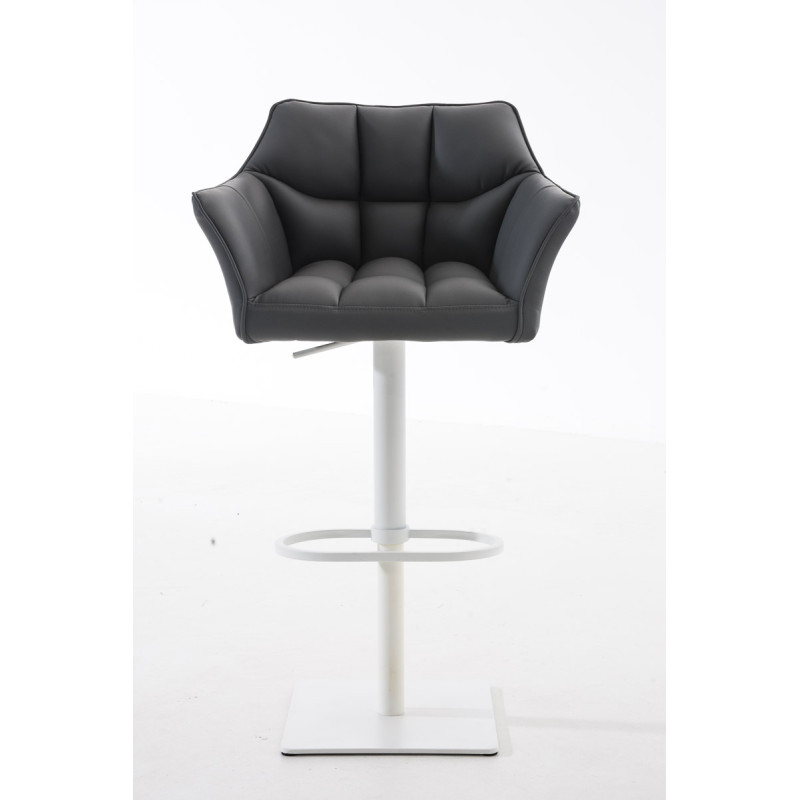 Sgabello da bar grigio Damaso W