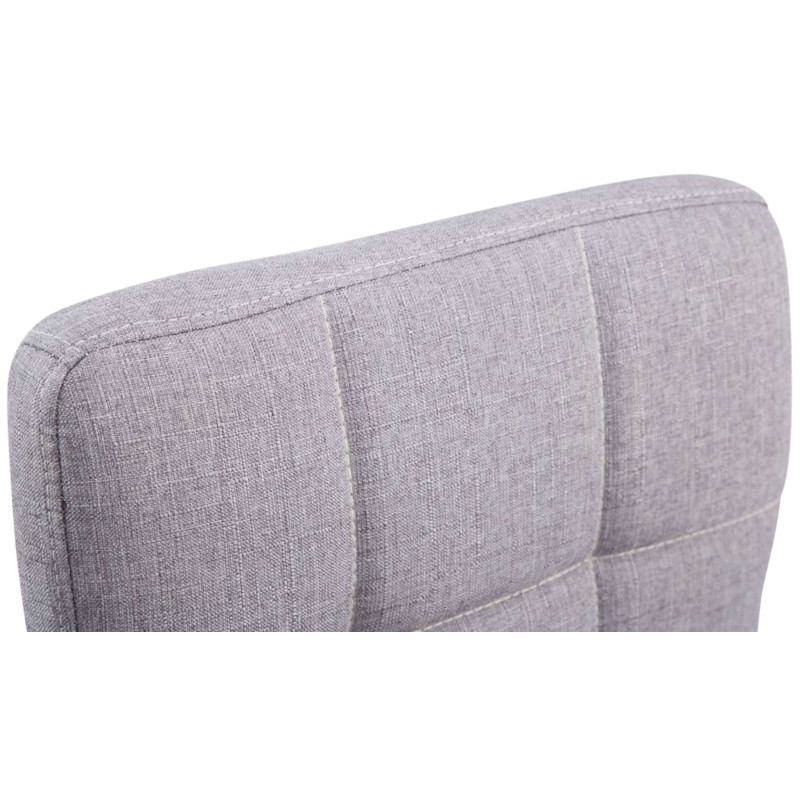 Lot de 4 chaises longues Palma Lounger V2 en tissu gris