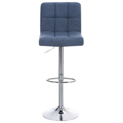 Lot de 2 tabourets de bar Peru FABRIC C bleu
