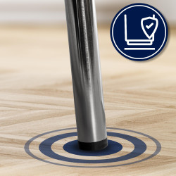 Chaise visiteur Gahanna blanche